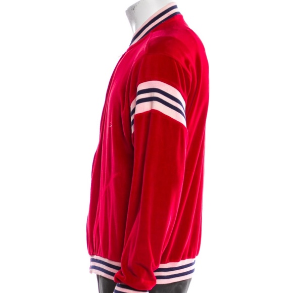 Auth Christian Dior Striped Bomber Track Jacket - Picture 2 of 4